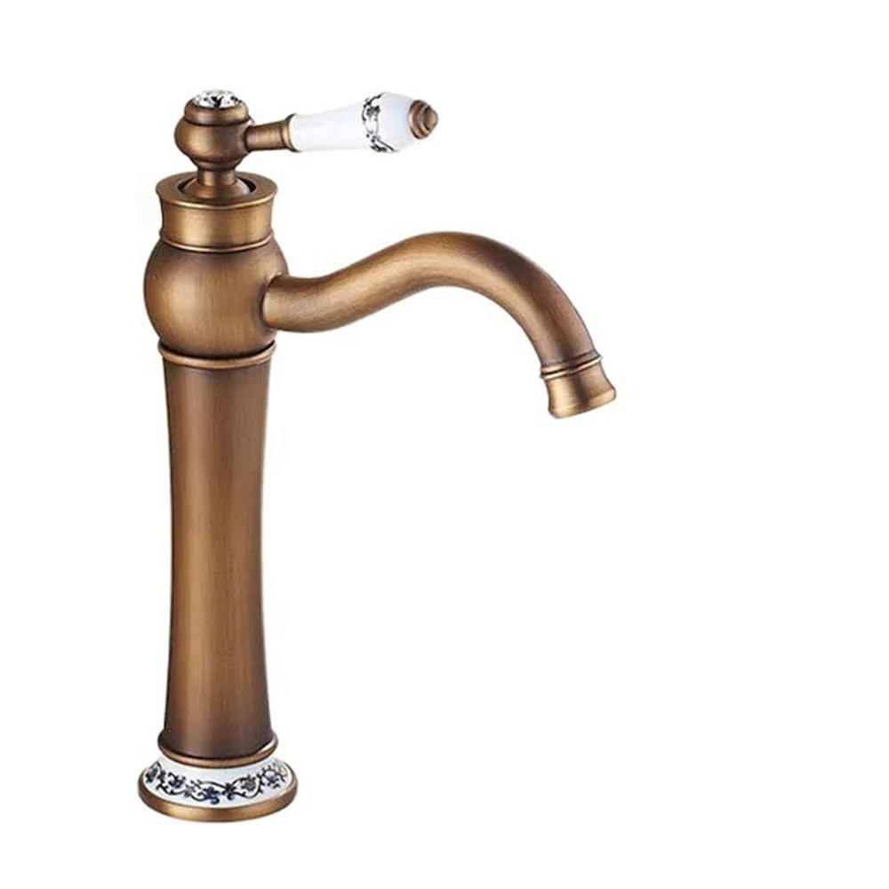 Robinet en cuivre anti-corrosion laiton antique chaud et froid