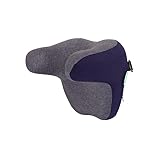Oreiller de Voyage pour Voiture pour Peugeot 3008/3008 HYbrid4/E 3008/3008 Hybrid, Oreiller Cervical, Taie d'oreiller Amovible,Black