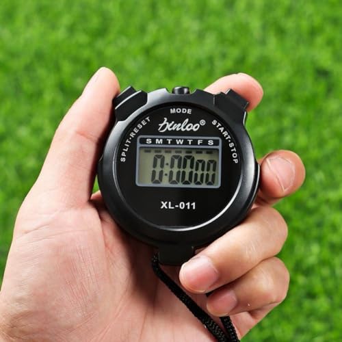 Cronômetro Digital Temporizador Esportivo Ideal P/Treinos (Preto)