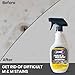 ZORBX Extra Strength M&M Remover and Cleaner - Bleach Free Cleaner Spray | Scrub Free Formula | All-Purpose Odor Remover for Carpet, Bathroom, Walls, Wood, Shower and Car - 24 FL Oz
