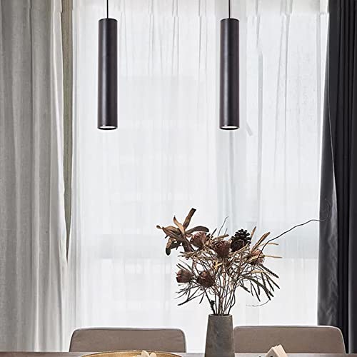 Downlight LED cilíndrico RAGGZZ mini de diseño sofisticado y tubo largo de 60 cm en negro 3