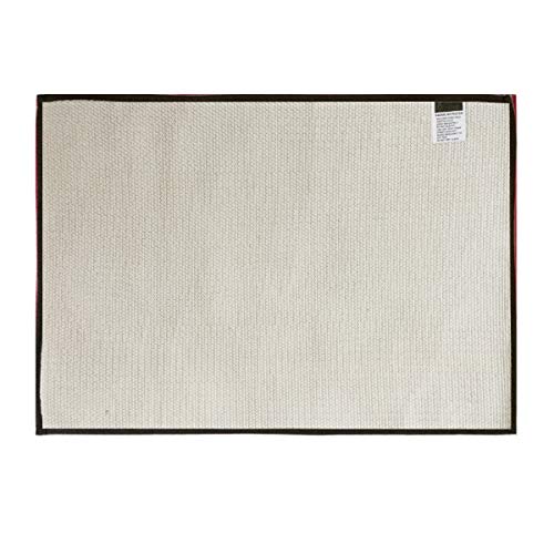 Image of Lushomes Bathroom Mat, 1200 GSM Floor Mat with High Pile Microfiber, Anti Skid mat for Bathroom Floor (16 x 24 Inch, Single Pc, Brown)