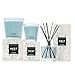 NEST New York Reed Diffuser, Driftwood & Chamomile - The Wellness Collection - 5.9 fl oz - Fragrance for Up to 90 Days - Reusable, Refillable Glass Holder - Includes 8 All-Natural Reed Sticks