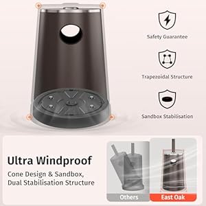 Eastoak55000btupatioheaterwithsandboxtabledesignthickerstainlesssteelburnerwheelstripleprotectionsystempropaneoutdoorheaterforhomeandresidentialcommercialgradebrown Urban Country Home Decor East oak 55000 btu patio heater with sand box table design thicker stainless steel burner wheels triple protection system propane outdoor heater for home and residential commercial grade brown urban country home decor