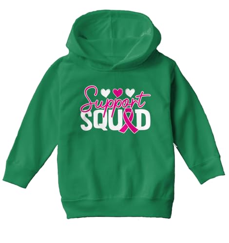 Haase Unlimited Support Squad - Breast Cancer Awareness Toddler/Youth Fleece Hoodie2