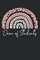 Dean of Students Leopard rainbow appreciation: Lined Notebook / Journal Gift , 120 Pages , 6X9 ,Soft Cover , Matte Finish B0B14HYXNF Book Cover