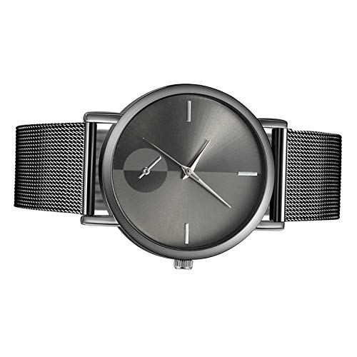 BlackfellSOUQ ZA23-G Korean Casual Watch Men and Women Waterproof Luxury Watches Date Quartz Clock Alloy Mesh Belt Watches