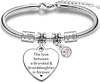 TTOVEN Granddaughter Gifts from Grandad Granddaughte Bracelet Granddaughter Birthday Gifts