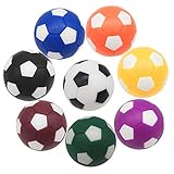 【Mehrere Farben】--- Tischfußball-Ersatzball 8PCS, sorgfältig abgestimmt mit 8 Farben für Sie. Mehrfarbiger Tischfußball erhöht den Spielspaß.