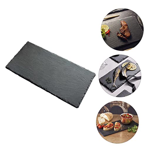 Unomor 2 piezas platos negros para servir sushi y postres miniatura 7