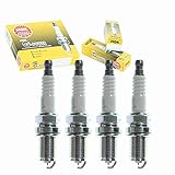 4 pc NGK G-Power Spark Plugs compatible with Saab 9-3 2.0L L4 2003-2011