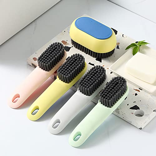 Shoe Cleaning Brush, 2 Pack Laundry Brush Shoe Brush, Soft Scrub Brush, Sneaker Cleaning Brush Ergonomics Handle Soft Bristles Cleaning Brush Not Hurt Shoes #TOP1