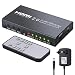 Produktbild 2x1 HDMI 2.0 Switch mit Audio Extractor/unterstützung 4K @ 60Hz YUV 4: 4: 4 und HDR HDMI Switcher HDMI-Audio-Konverter mit IR-Fernbedienung für Blu-ray-Player Xbox One X PS4 Pro-Projektor HDTV