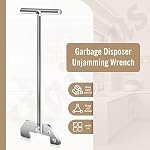 Garbage Disposer Unjamming Wrench Compatible With M-oen Garbage Disposals, Garbage Disposal Wrench/Garbage Disposal Unjamming Wrench for Dislodge Jams or Clutter From Above The Sink, Unjamming Wrench