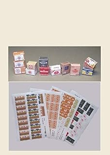 Dan Models 43216-1/43 Paper Material for diorams.Cardboard Boxes in Stock. Set # 2