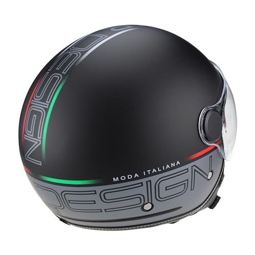 Casco Abierto para Moto ViPER RSV19 Scooter Jet con Visera Solar Hombres Mujeres 6