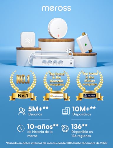 Miniatura 10 de Meross Matter Detector De Humo Conectado, Alarma De Incendios Wifi Inteligente Con Doble Sensor Óptico, Alarma De Fuego Con Notificación App, Detectores De Humo, 33 Mm, Con Hub Msh450, 3 Unidades
