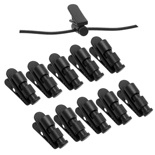 Clips de cable de auriculares para correr y trabajar sin enredos en el cuello