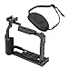 BGNing Aluminum Camera Cage, Camera Cage with Hand Strap, Protective Case Cold Shoe Mount Rig Stabilizer with Hand Strap Compatible with Fujifilm XT20 XT30 (with Hand Strap)