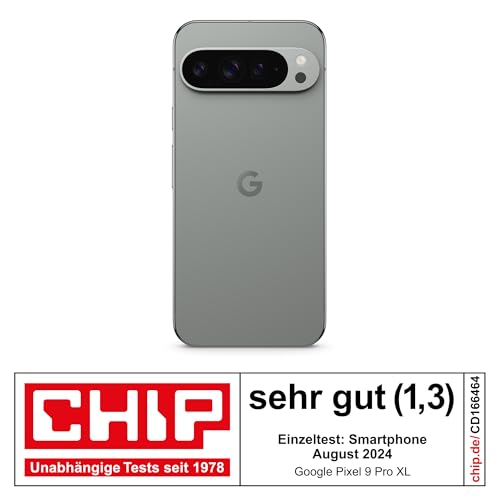 Google Pixel 9 Pro XL – Android-Smartphone mit Gemini ohne SIM-Lock, Dreifach-Rückkamerasystem, 24 Stunden Akkulaufzeit und EIN 6,8 Zoll großes Super Actua-Display – Hazel, 256GB – Bild 5