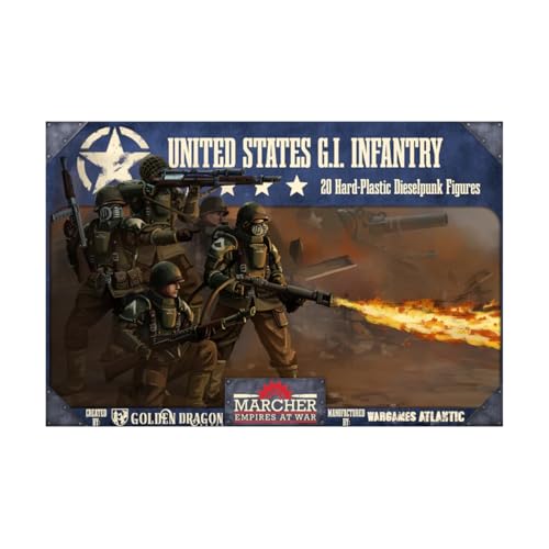 Infanterie des États-Unis Marcher kit modélisme wargame historique 28mm