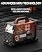 HITBOX 200A AC/DC TIG Welder 6-in-1 with Pulse & Square Wave, HF Start Aluminum TIG, MMA/Stick Welding, 220V IGBT Inverter, Dual Cooling Fan, Digital Display, Foot Pedal Compatible (HBT250P)