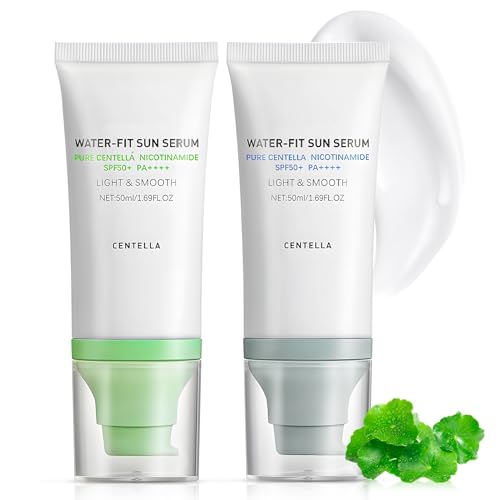 Centella Sunscreen, Crema Solar Facial 50+ Pa++++, Protector Sola...