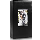 フォトアルバム 手作り 大容量 300枚エコー写真 ファイル 集合本 PUカバー 彼氏 彼女 プレゼント 誕生日 父の日 母の日 友達 子供成長 結婚 記念アルバム ギフト 写真収納本（黑い）