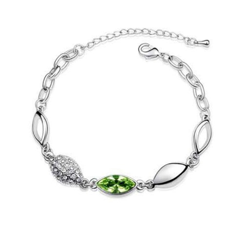 Platinum-Plated Fashion Jewelry Set With Imported Crystal Element (Cf-1083-S03) #TOP2