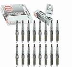 16 pc NGK V-Power Spark Plugs compatible with Dodge Ram 2500 5.7L V8 2003-2008 Ignition Wire Secondary