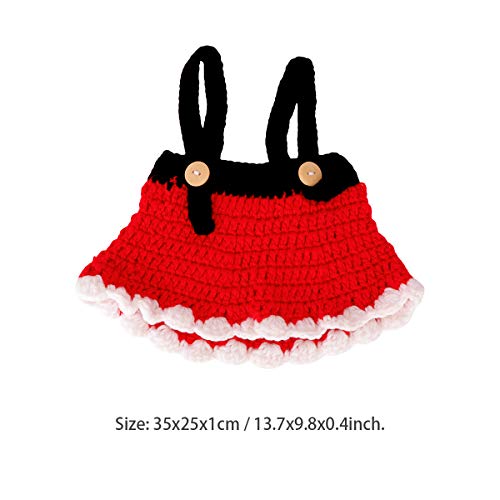 BESPORTBLE 1 conjunto adorável de fantasia de Natal para bebês - roupas de bebê tricotadas à mão par