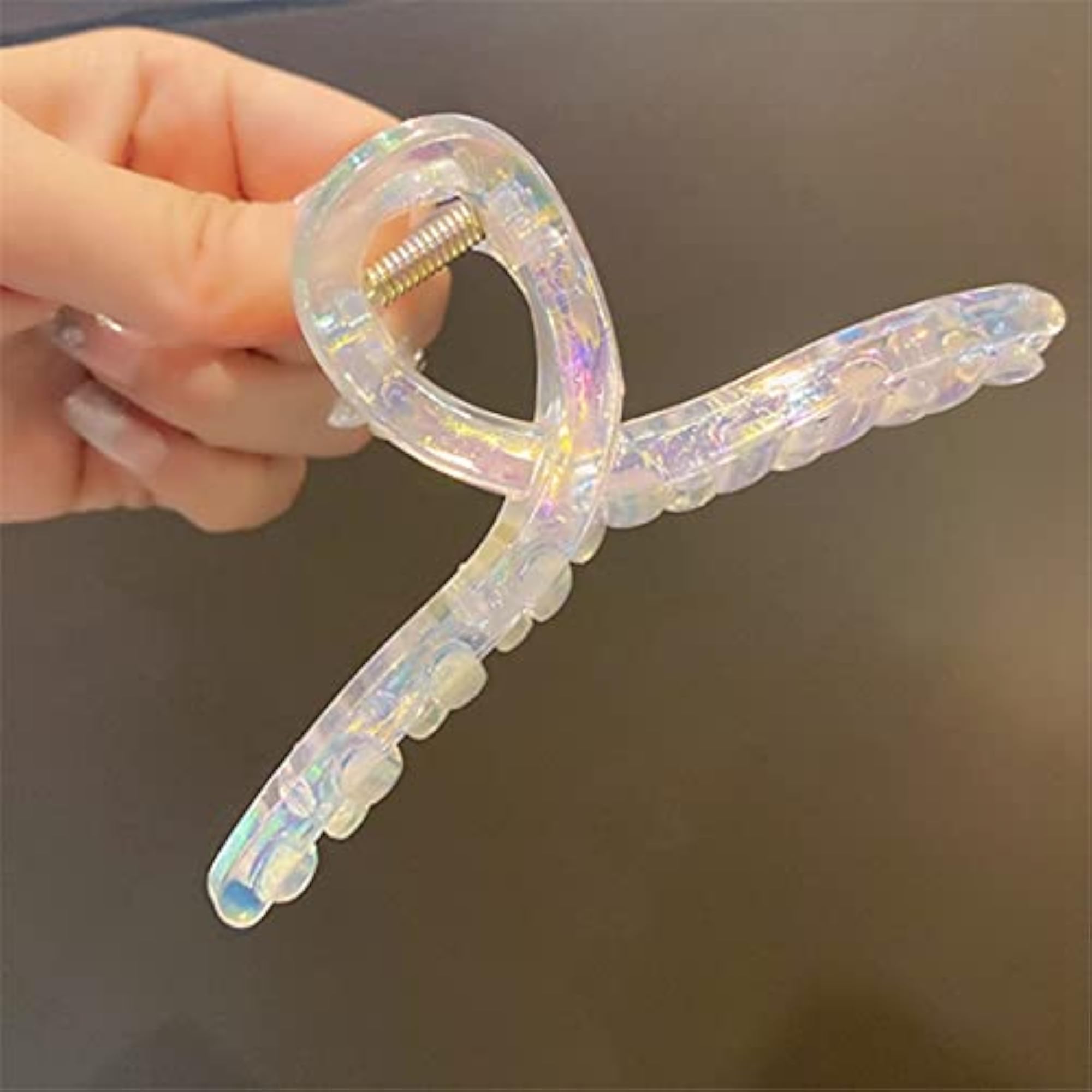 4pc Large Spring Hair Claw Clips Set for Women