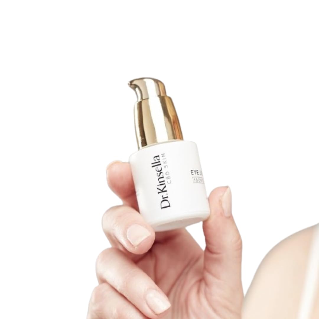 Dr. Kinsella Eye Serum, Anti-Ageing Eye Cream for Dark Circles, Puffiness & Eye Bags, Infused with Hyaluronic Acid, Vitamin C & Caffeine for Brighter, Youthful Eyes