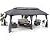 ABCCANOPY 10x20 Outdoor Gazebo - Patio Gazebos with Mosquito Netting and Double Roof for Backyard, Garden or Lawn (Dark Grey)