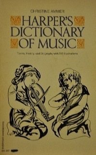 Paperback Harpers Dictionary of Music Book