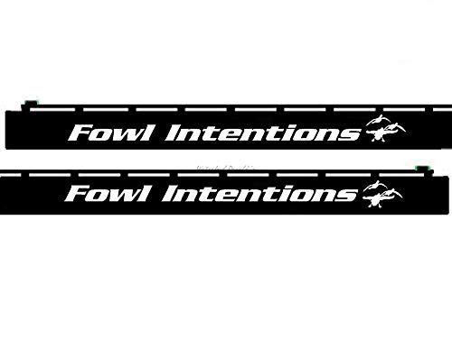 Barrel Decal Fowl Intentions Barrel Decal Wood by Waterfowldecals SBD016