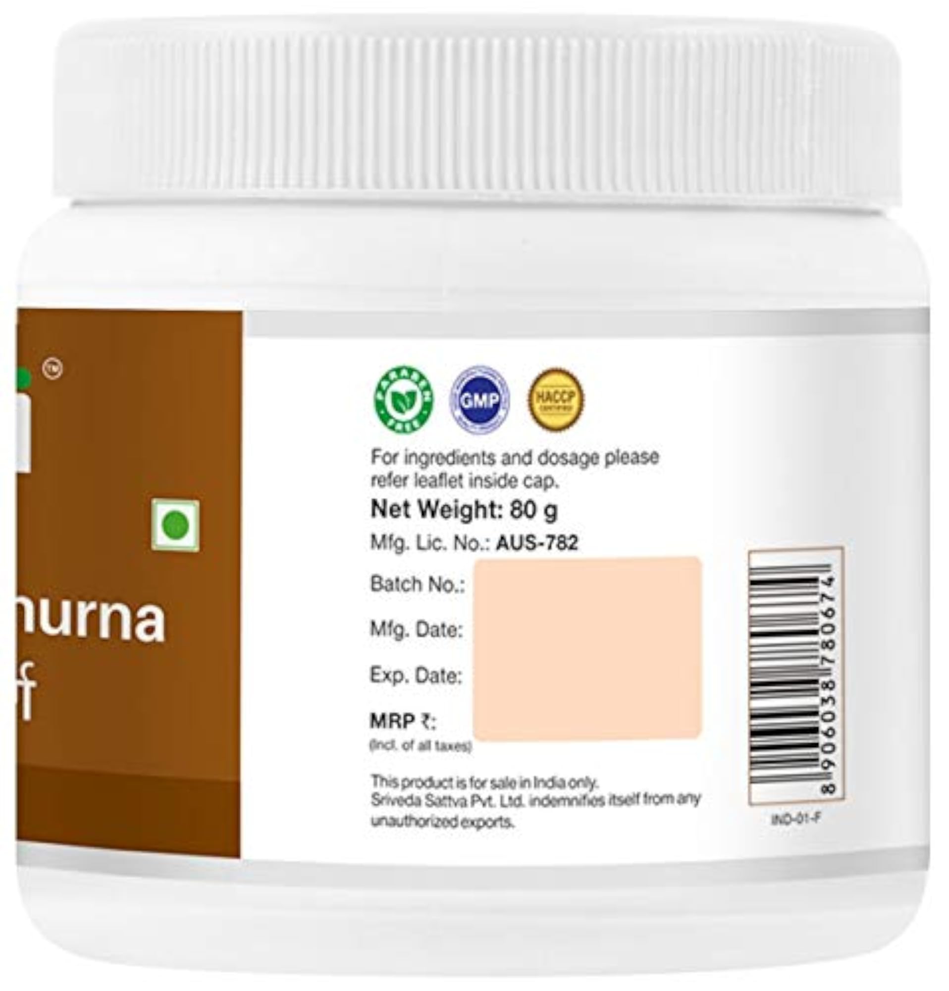Sri Sri Tattva Hingvastaka Churna 80 Gram