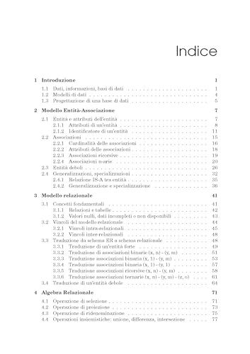 Basi Di Dati. Progettazione Concettuale Logica E Sql - 2