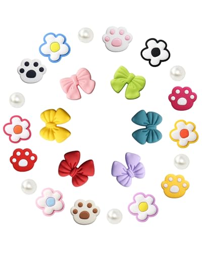 Breloques en forme de fleur pour personnaliser les sabots ternes et décorer les chaussures de fille