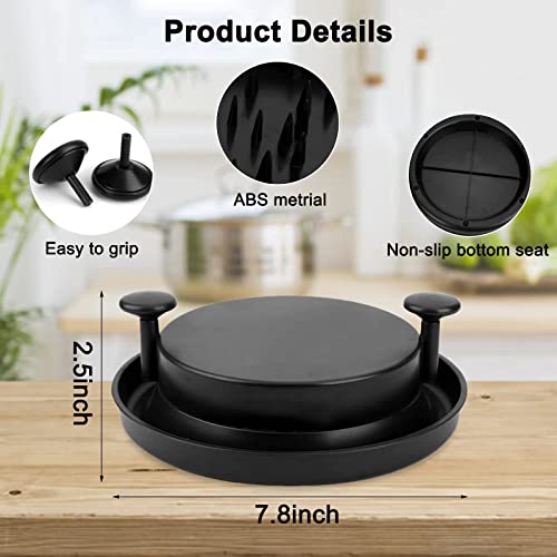 Chicken Shredder,7Inch Meat Shred Machine,Chicken Breast Shredder Tool Twist With Handles And Non-Skid Base Mat Chicken Grinder Suitable For Pulled Pork, Beef And Chicken (Black) #TOP3