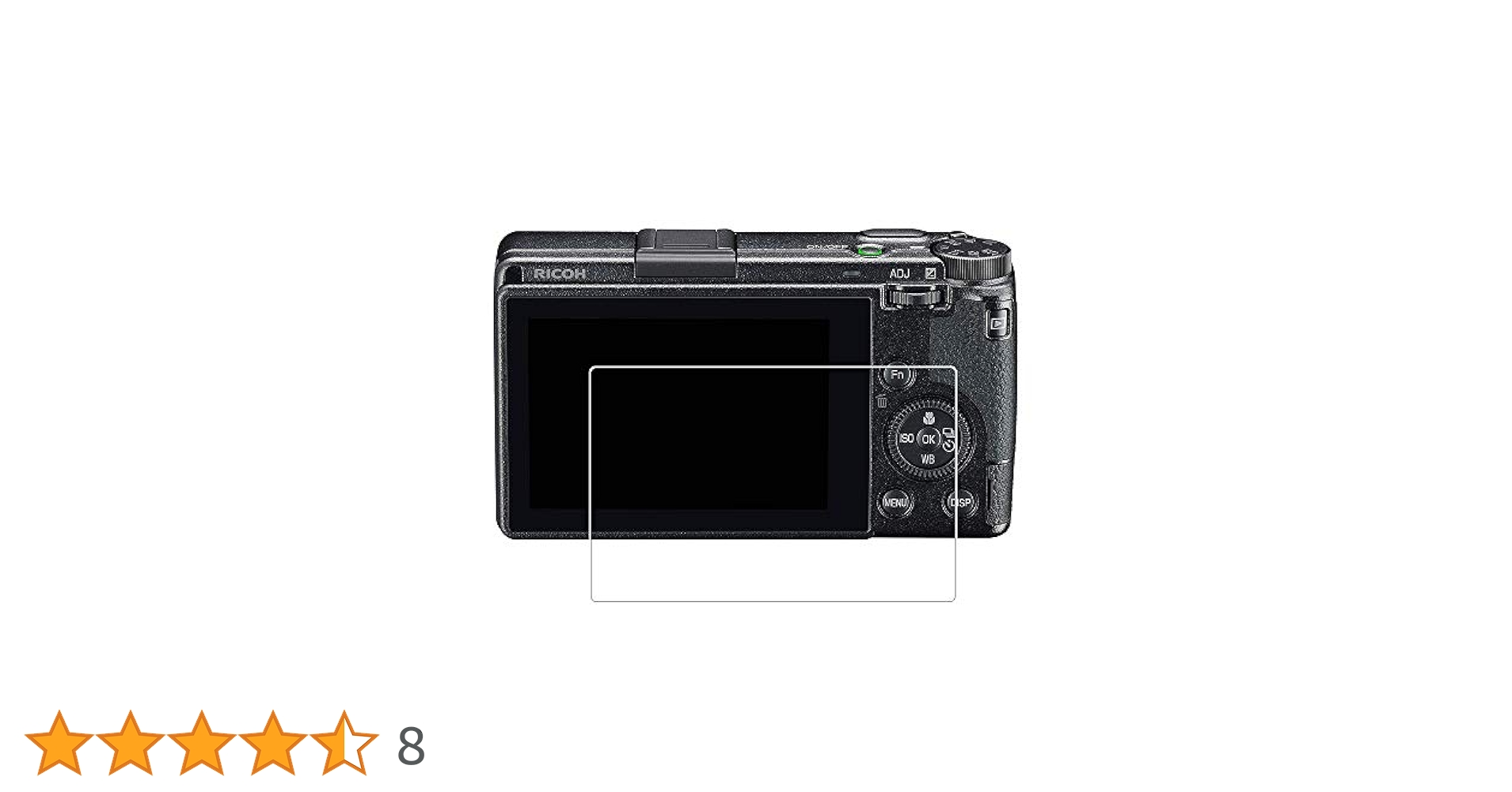 Amazon.co.jp: Zshion Ricoh GR III GR3 ガラスフィルム 2.5D 超