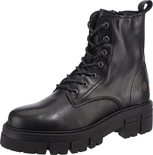 Preisvergleich Produktbild Apple of Eden Damen Castle Schwarz Glattleder 41