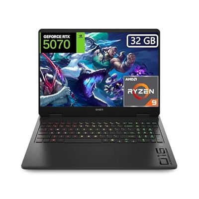 HP OMEN 16-ap0032ns - Ordenador portátil Gaming 16" 2K AMD Ryzen 9-8940HX  32GB RAM  1TB SSD  NVIDIA RTX 5070  FreeDos - Negro - Teclado QWERTY Español