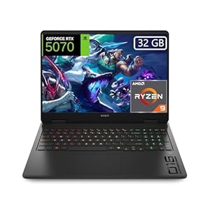 Hp Omen 16-Ap0032ns, Ordenador Portátil Gaming 16" 2k Amd Ryzen 9-8940hx, 32gb Ram, 1tb Ssd, Nvidia Geforce Rtx 5070, Freedos, Negro - Teclado Qwerty Español