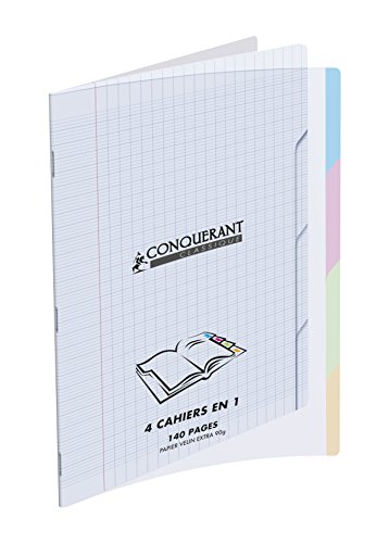 Conqueror Paper-Quaderno con spirale, 140 pagine
