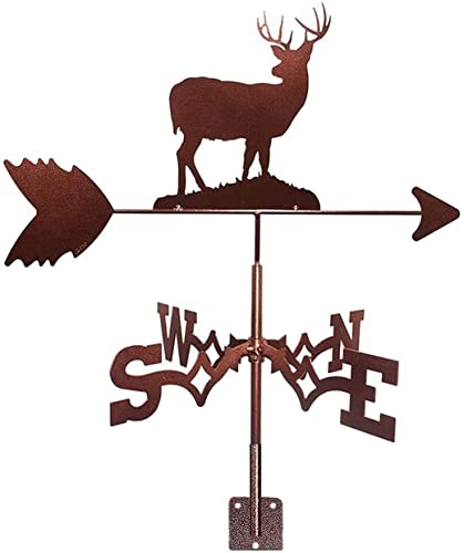 Girouette de toit cerf pour décorer la tonnelle d'une cour de ferme