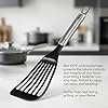 KSENDALO Thin Kitchen Spatula Turner for Egg,Fish, Slotted Flexible Plastic Spatula for Nonstick Cookware, Idea Kitchen Utensil for Egg, Bacon, Fish, Pancakes #2