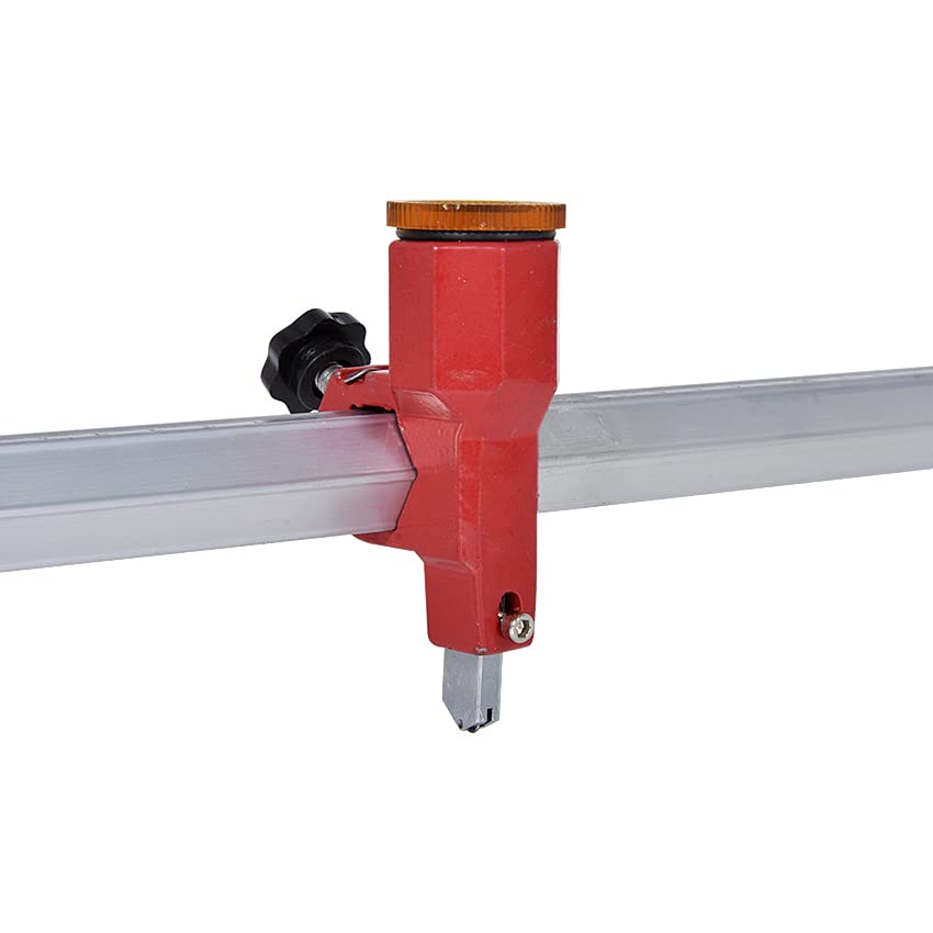 Couteau à pousser en verre chaud 0.8 mètre 6 côtés couteau de type T adapté 3-10mm + 2 têtes,Performances Puissantes