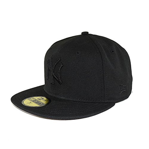 Casquette New Era NY Yankees 59fifty noire idéale pour le streetwear urbain