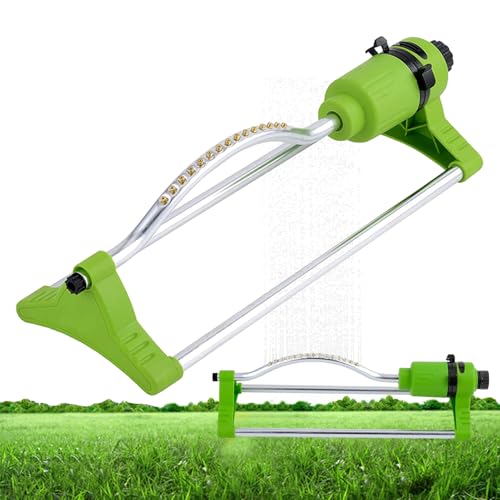 Aspersor Oscilante para Césped | Difusor de Riego por,de Riego para Césped | para el Jardín, Parterre de Flores, para Exteriores, Terreno, Granja y Patio